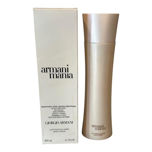 Armani Mania Body Lotion for Women Giorgio Armani 6.7 oz‎ 200ml - Picture 1 of 4